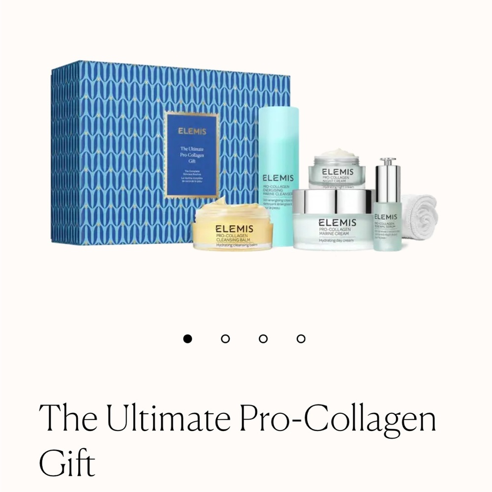 New in box Elemis the ultimate pro collagen gift set